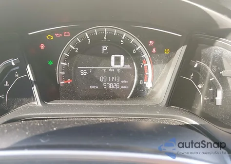 2016 Honda Civic Lx z USA, uszkodzony, nr VIN 2HGFC2F57GH570097